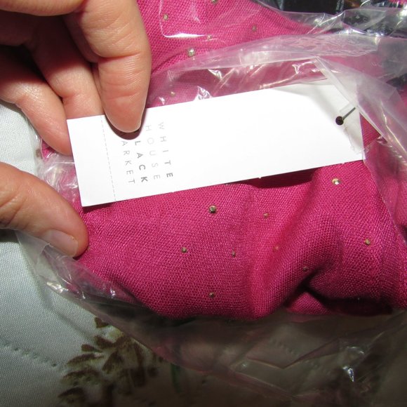 WHBM hot pink Studded Wrap - Picture 4 of 5